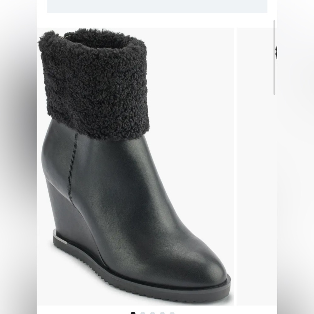DKNY Powell Faux Shearling Lined Wedge Boot (Women)
#22